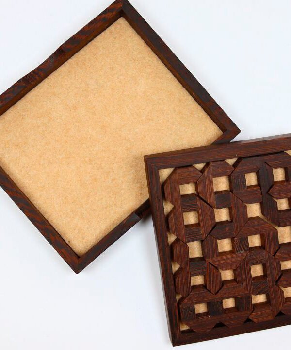 Puzle artesanal de madera de wengue